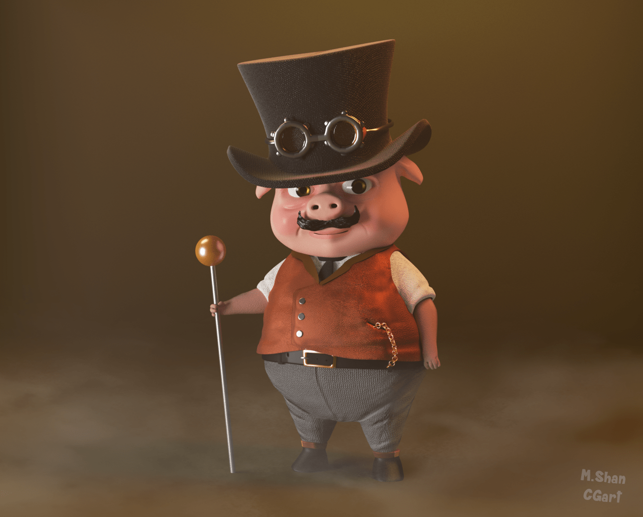 steampunk-pig