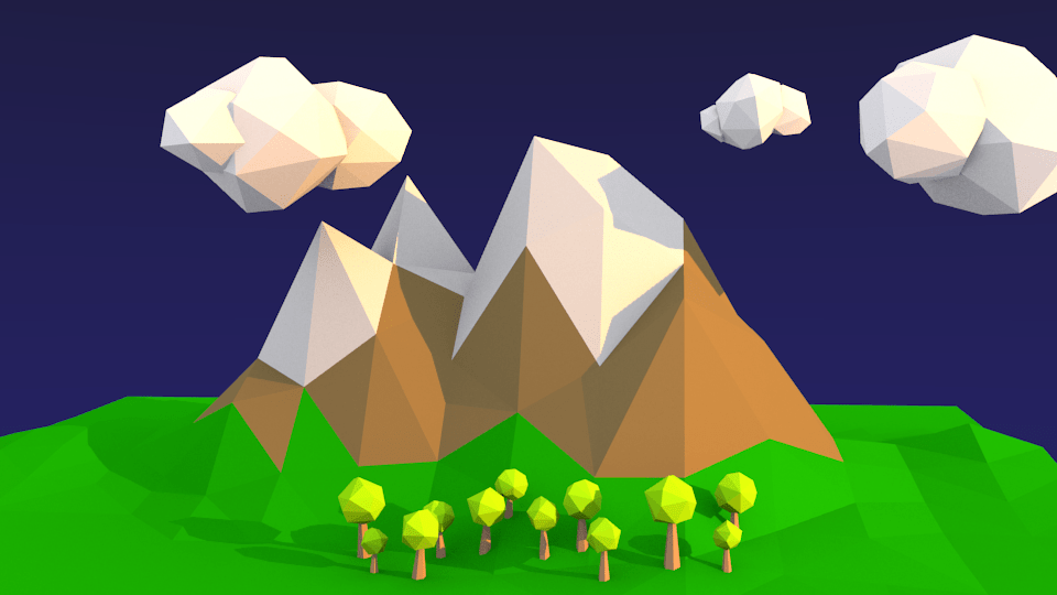 paesaggio-low-poly