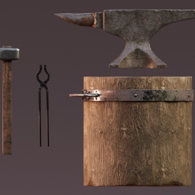 game-asset-blacksmiths-set