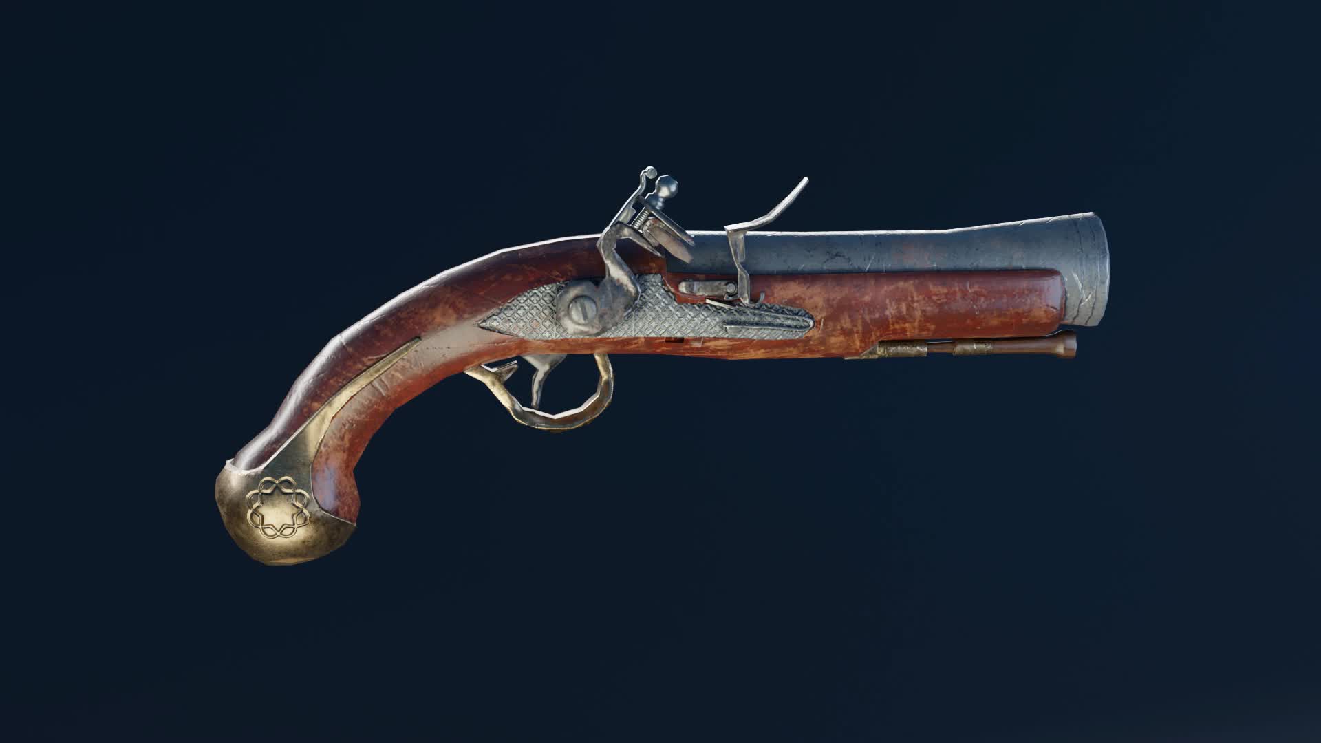 turntable-flintlock-pistol